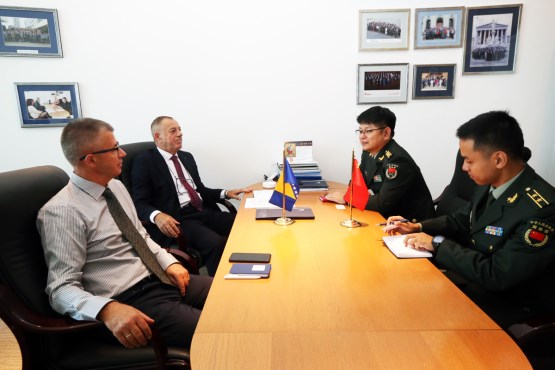 Parliamentary Military Commissioner of BiH Boško Šiljegović met with the military attaché of the People's Republic of China in BiH